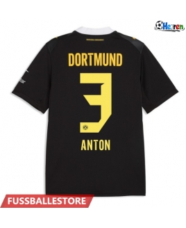Günstige Borussia Dortmund Waldemar Anton #3 Auswärtstrikot 2026-27 Kurzarm